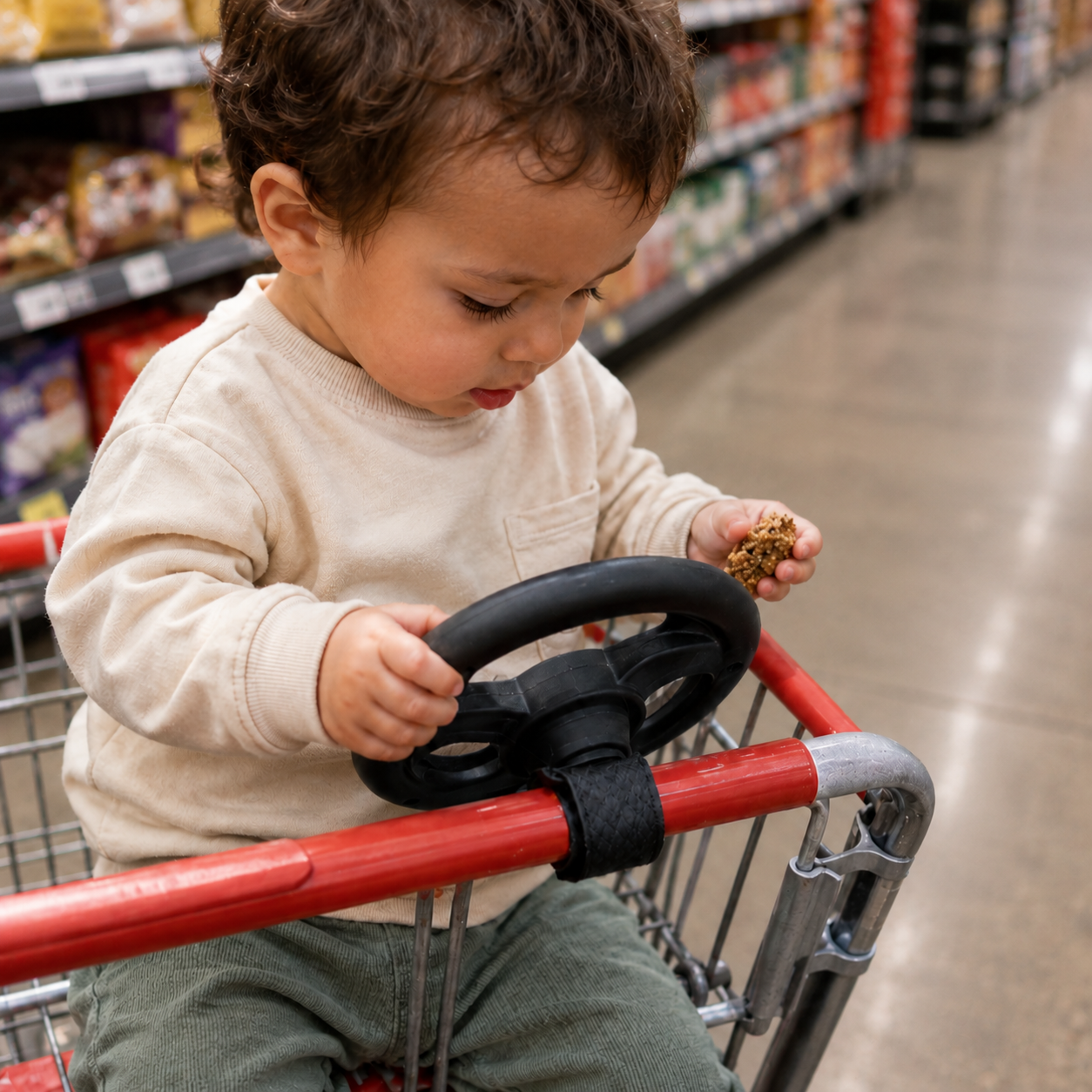 Lunevo™ MiniDrive Volant de Caddie pour Bébé